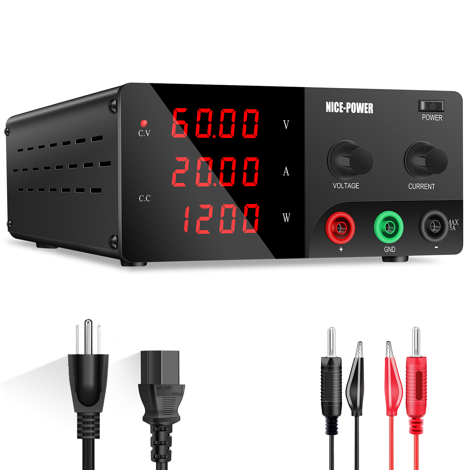 30V 30A Lab Bench Power Source - High Power 60V 20A Bench Power Supply review and price